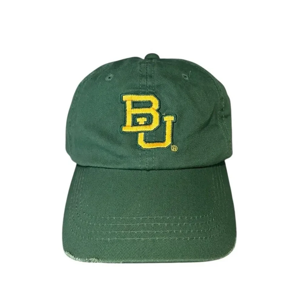 Baylor University Bears NCAA College Hat Cap Adjustable Embroidered Green